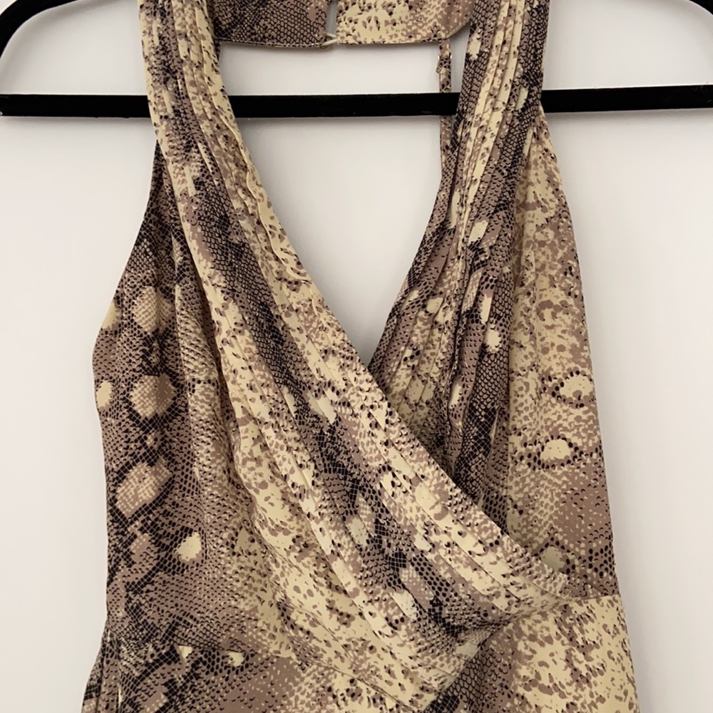 Animal python print jumpsuit - Picture 5 of 6